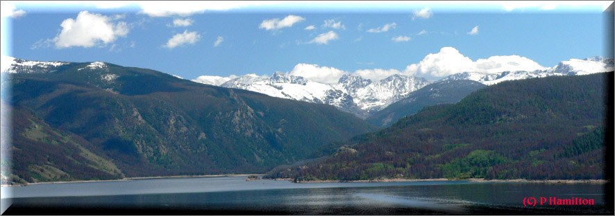 Penny Hamilton’s photograph of Lake Granby and the Colorado mountains